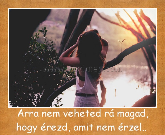 Arra nem veheted rá magad...
 
