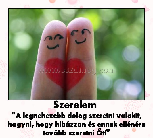Szerelem 
 
